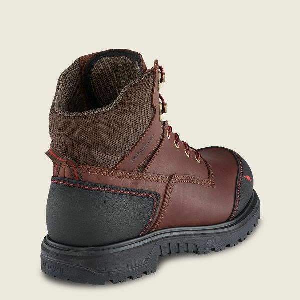 Black Men's Red Wing Brnr XP 6-inch Waterproof Soft Toe Boot Work Boots | IE16457DM