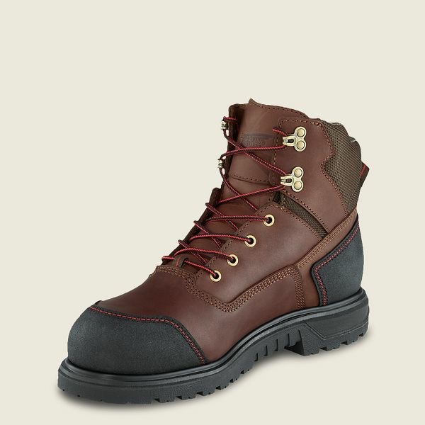 Black Men's Red Wing Brnr XP 6-inch Waterproof Soft Toe Boot Work Boots | IE16457DM