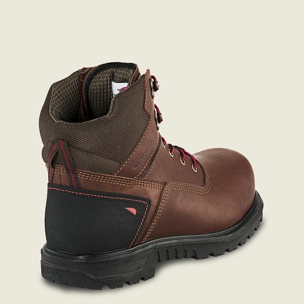 Black Men's Red Wing Brnr XP 6-inch Waterproof CSA Safety Toe Boot Work Boots | IE76420DQ