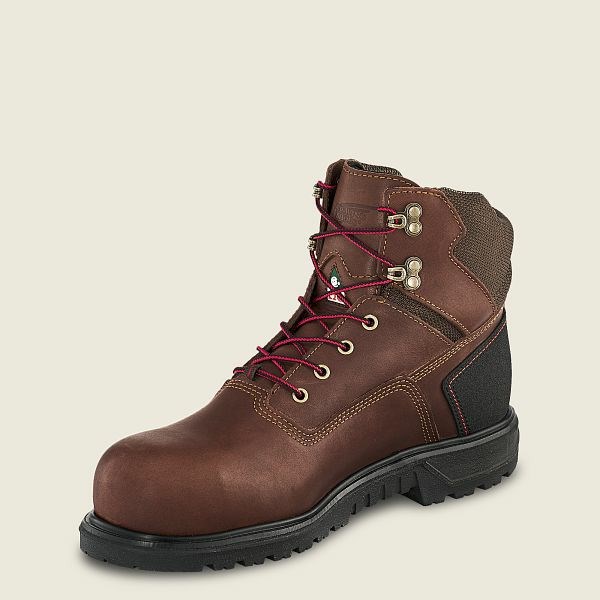 Black Men's Red Wing Brnr XP 6-inch Waterproof CSA Safety Toe Boot Work Boots | IE76420DQ