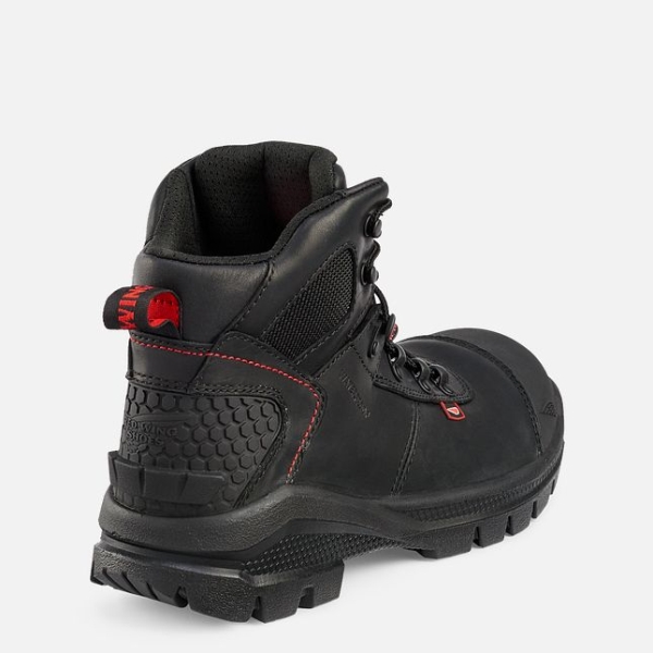 Black Men's Red Wing Crv™ 6-inch Waterproof Work Boots | IE06135BS