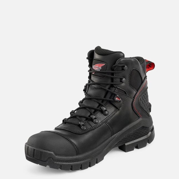 Black Men's Red Wing Crv™ 6-inch Waterproof Shoes | IE37089ET