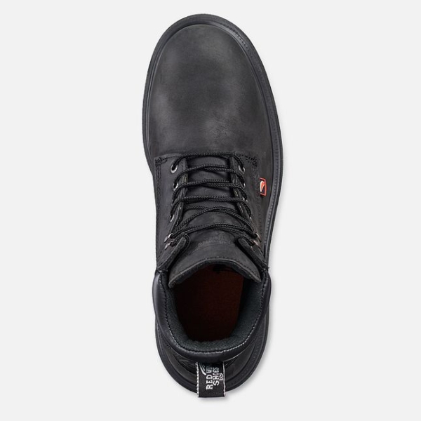 Black Men's Red Wing Dynaforce® 6-inch Waterproof Shoes | IE60487ET