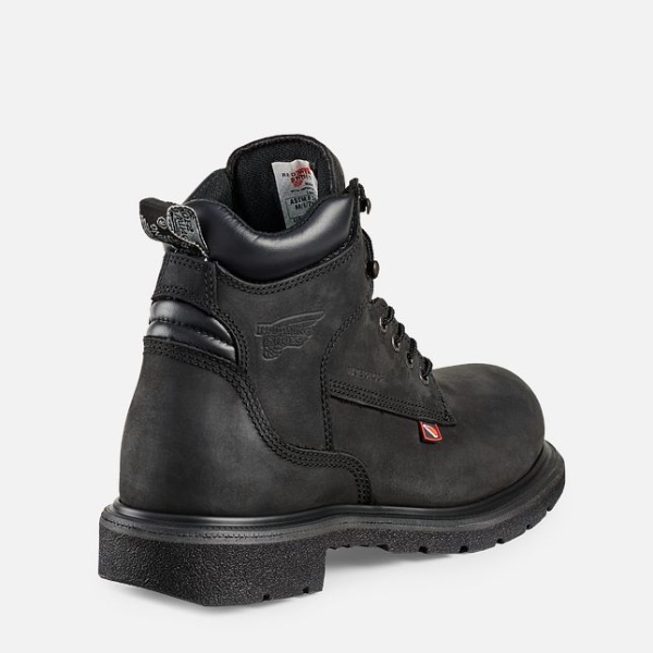 Black Men's Red Wing Dynaforce® 6-inch Waterproof Work Boots | IE98435AS