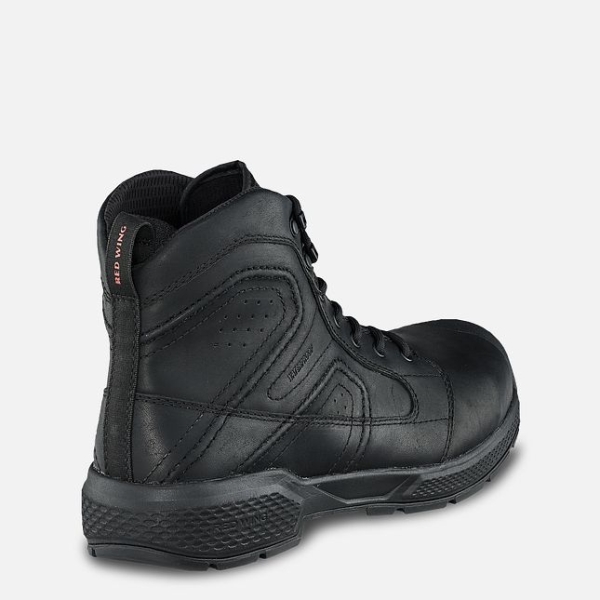 Black Men's Red Wing Exos Lite 6-inch Waterproof Work Boots | IE86750AP