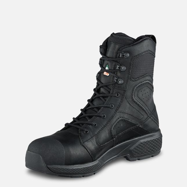 Black Men's Red Wing Exos Lite 8-inch, CSA Waterproof Shoes | IE39750LQ