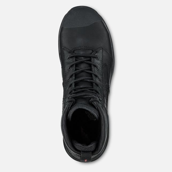 Black Men's Red Wing Exos Lite 8-inch, CSA Waterproof Shoes | IE39750LQ