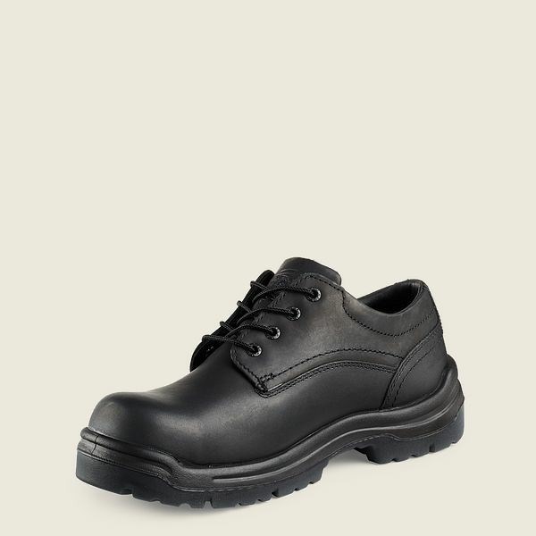 Black Men's Red Wing King Toe Safety Toe Oxford Work Shoes | IE61290WS