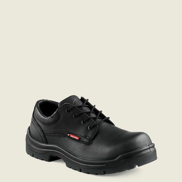 Black Men\'s Red Wing King Toe Soft Toe Oxford Work Shoes | IE14829KT