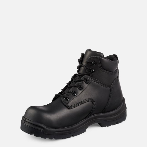 Black Men's Red Wing King Toe® 6-inch Work Boots | IE63918VJ