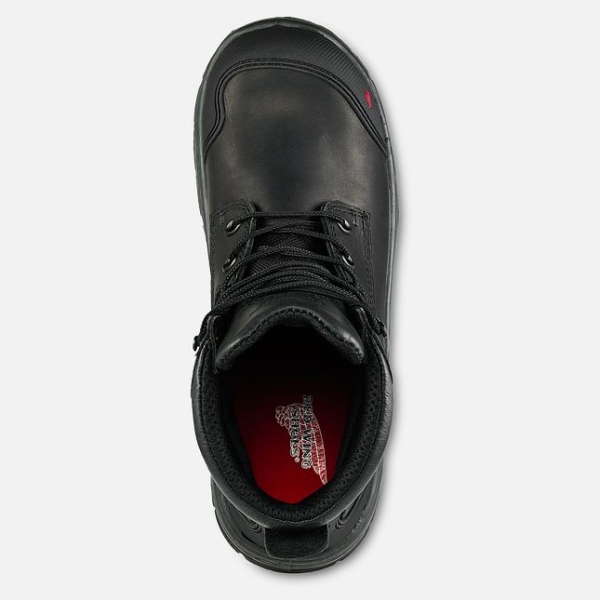 Black Men's Red Wing King Toe® Adc 6-inch Waterproof Shoes | IE02746MW