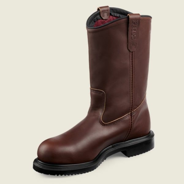 Black Men's Red Wing SuperSole 11-inch Insulated Safety Toe Pull-On Boot Work Boots | IE19370LJ