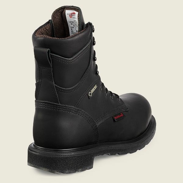 Black Men's Red Wing SuperSole 2.0 8-inch Insulated, Waterproof CSA Safety Toe Boot Work Boots | IE35498ST