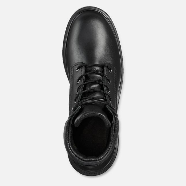 Black Men's Red Wing Supersole® 2.0 6-inch Work Boots | IE75180CM