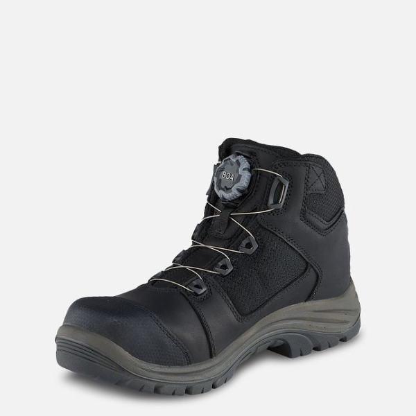 Black Men's Red Wing Tradesman 5-inch Hiker Waterproof Shoes | IE85243CQ