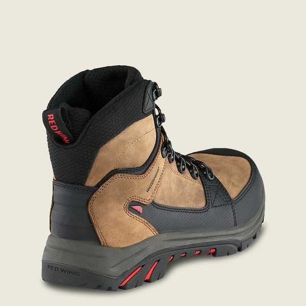 Black Men's Red Wing Tradesman 6-inch Waterproof CSA Safety Toe Boots | IE48529SP