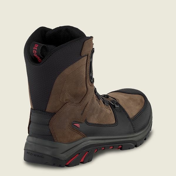 Black Men's Red Wing Tradesman 8-inch BOA,Waterproof, CSA Safety Toe Boots | IE21758TI