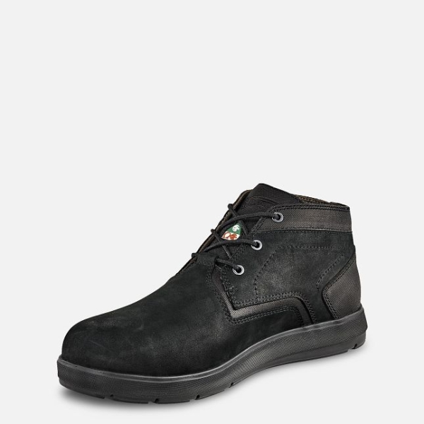 Black Men's Red Wing Zero-G Lite CSA Chukka Work Shoes | IE15328WL