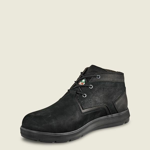 Black Men's Red Wing Zero-G Lite CSA Chukka Work Shoes | IE86742IQ