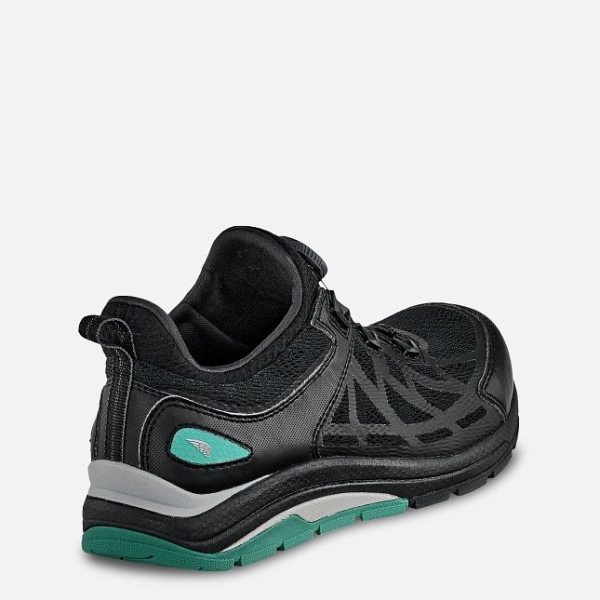 Black / Turquoise Women's Red Wing Cooltech™ Athletics Safety Shoes | IE38416IZ