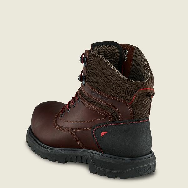 Black Women's Red Wing Brnr XP 6-inch Waterproof Safety Toe Boot Work Boots | IE53679BA