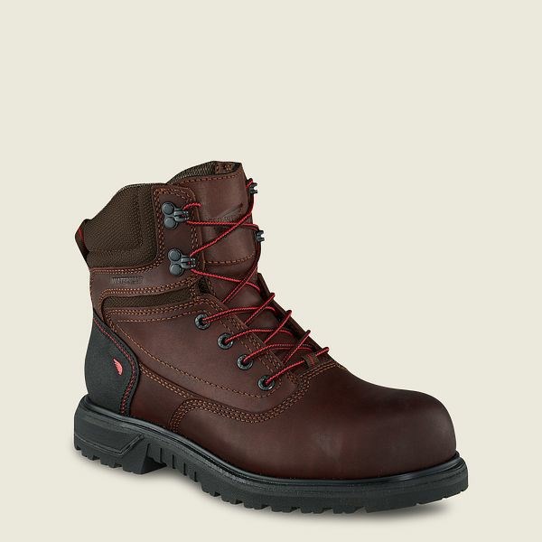 Black Women\'s Red Wing Brnr XP 6-inch Waterproof Safety Toe Boot Work Boots | IE53679BA