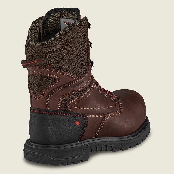 Black Women's Red Wing Brnr XP 8-inch Waterproof, CSA Safety Toe Boot Work Boots | IE75021CR