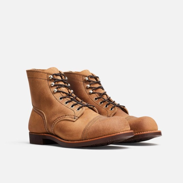 Brown Men's Red Wing 6-Inch in Hawthorne Muleskinner Leather Heritage Shoes | IE18067HK