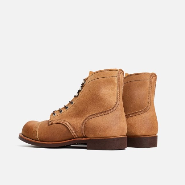 Brown Men's Red Wing 6-Inch in Hawthorne Muleskinner Leather Heritage Shoes | IE18067HK