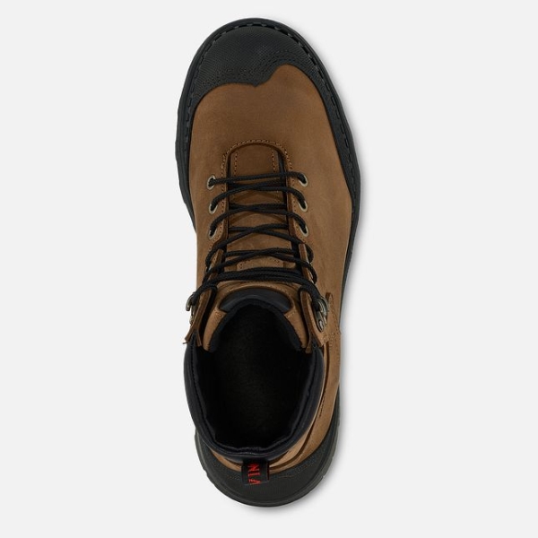 Brown Men's Red Wing Burnside 6-inch Waterproof Shoes | IE03647IE