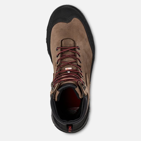 Brown Men's Red Wing Burnside 8-inch CSA Waterproof Shoes | IE70189IZ