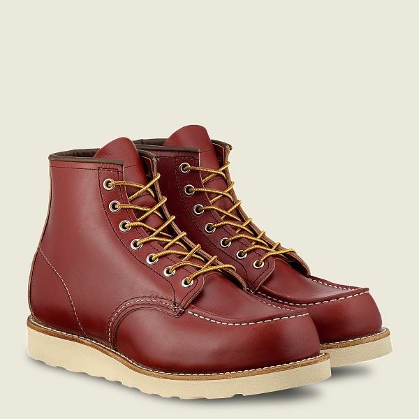 Brown Men's Red Wing Classic Moc 6-inch boot Heritage Boots | IE17642MS