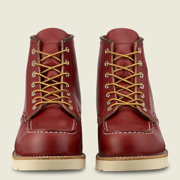 Brown Men's Red Wing Classic Moc 6-inch boot Heritage Boots | IE17642MS