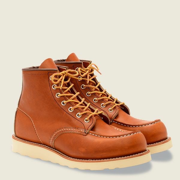 Brown Men's Red Wing Classic Moc 6-inch boot Heritage Boots | IE85073XE