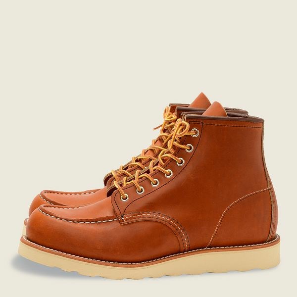 Brown Men's Red Wing Classic Moc 6-inch boot Heritage Boots | IE85073XE