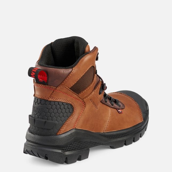 Brown Men's Red Wing Crv™ 6-inch Waterproof Work Boots | IE10245MJ