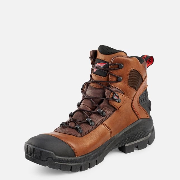 Brown Men's Red Wing Crv™ 6-inch Waterproof Work Boots | IE10245MJ