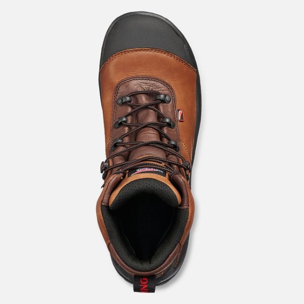 Brown Men's Red Wing Crv™ 6-inch Waterproof Work Boots | IE10245MJ