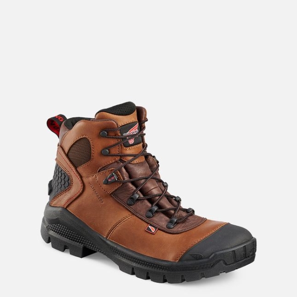 Brown Men\'s Red Wing Crv™ 6-inch Waterproof Work Boots | IE10245MJ