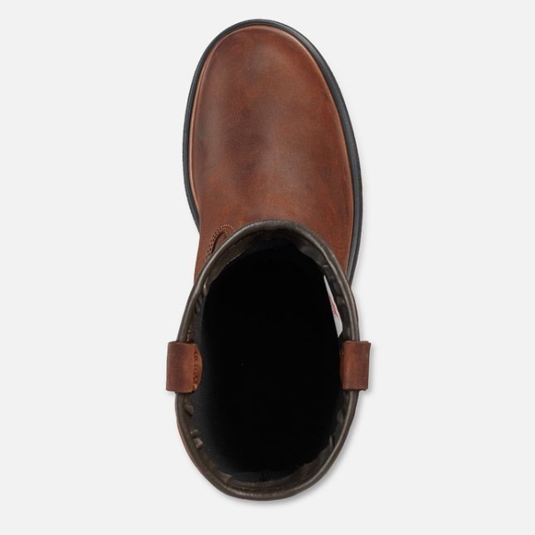 Brown Men's Red Wing Dynaforce® 11-inch Pull-On Waterproof Shoes | IE56724ED