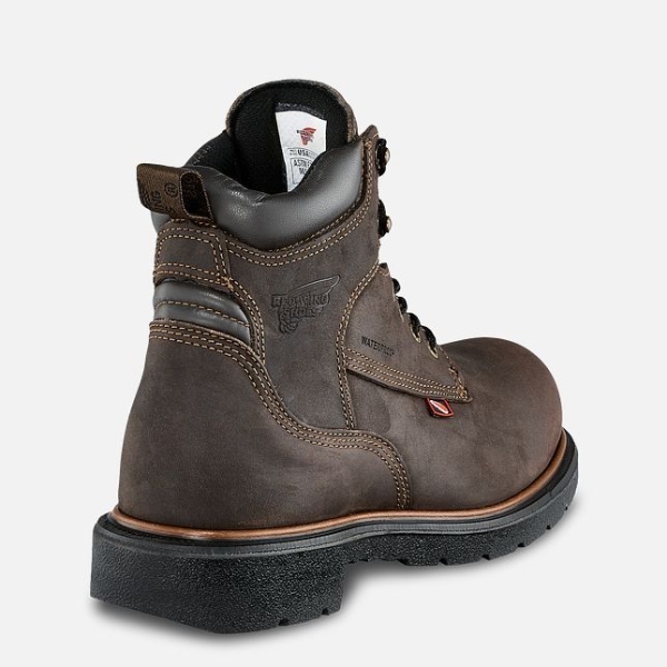 Brown Men's Red Wing Dynaforce® 6-inch Insulated Waterproof Shoes | IE24165XW