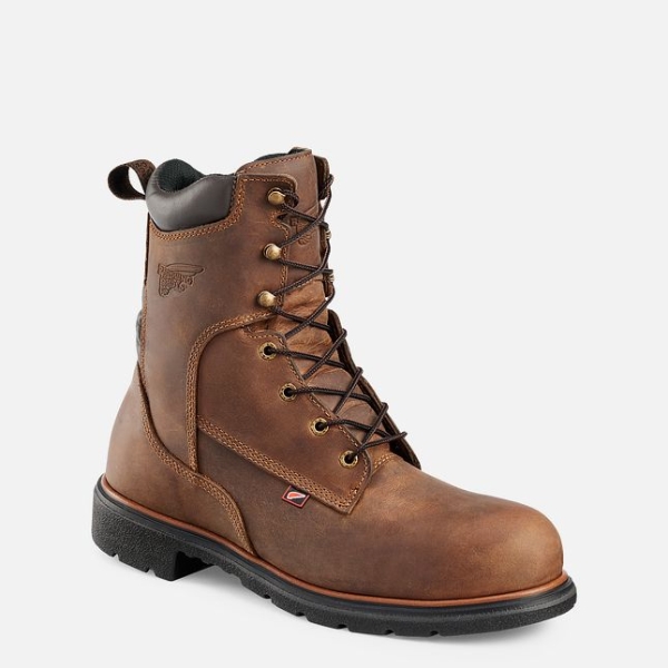 Brown Men\'s Red Wing Dynaforce® 8-inch Work Boots | IE97316ZO