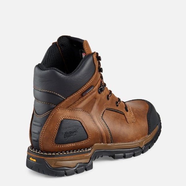 Brown Men's Red Wing Flexforce® 6-inch Waterproof Work Boots | IE25819PQ