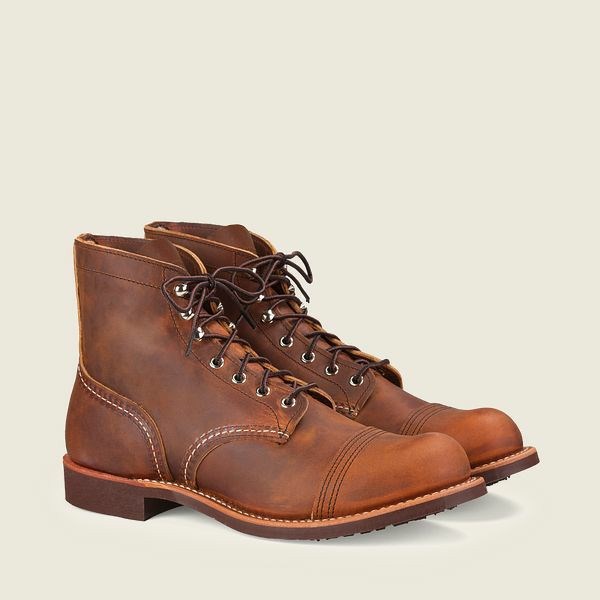 Brown Men's Red Wing Iron Ranger 6-Inch Boot Heritage Boots | IE21673OU