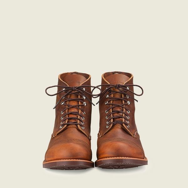 Brown Men's Red Wing Iron Ranger 6-Inch Boot Heritage Boots | IE21673OU