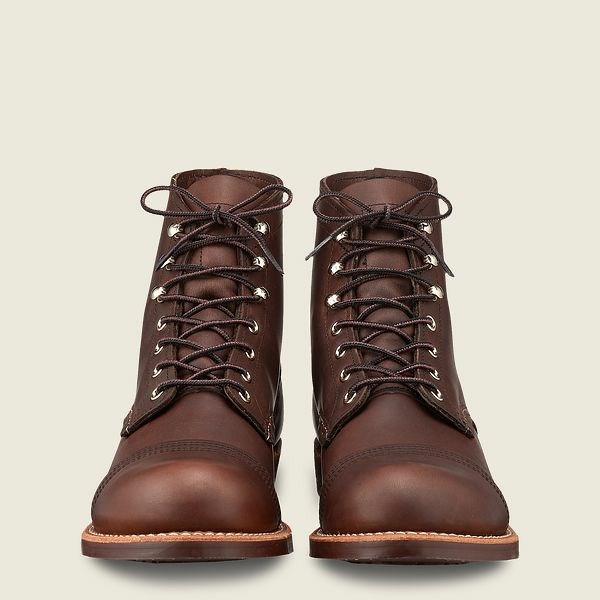 Brown Men's Red Wing Iron Ranger 6-Inch Boot Heritage Boots | IE75098JF