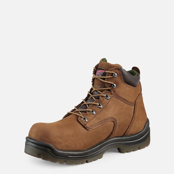 Brown Men's Red Wing King Toe® 6-inch Insulated, Waterproof Work Boots | IE19236UM