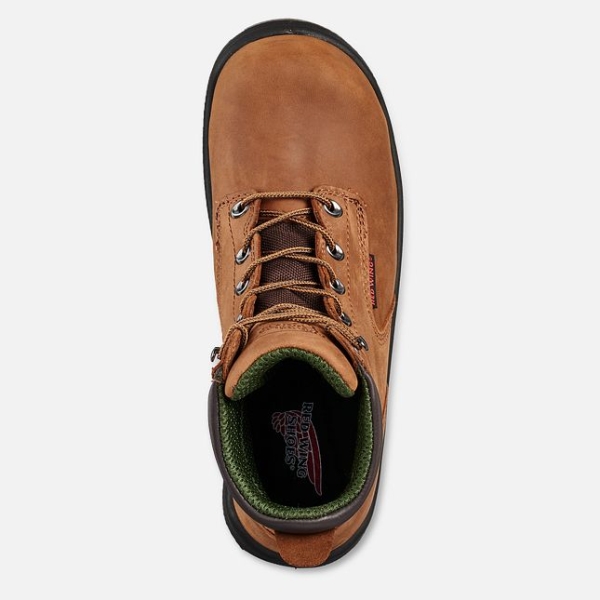 Brown Men's Red Wing King Toe® 6-inch Work Boots | IE07852ME