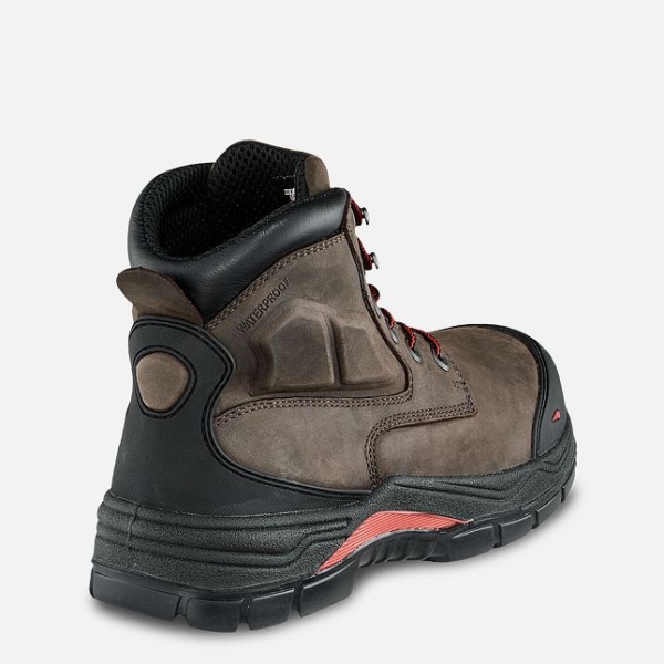 Brown Men's Red Wing King Toe® Adc 6-inch Insulated, Waterproof CSA Safety Shoes | IE87036JW