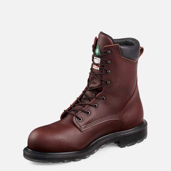 Brown Men's Red Wing Supersole® 2.0 8-inch CSA Work Boots | IE39507MU